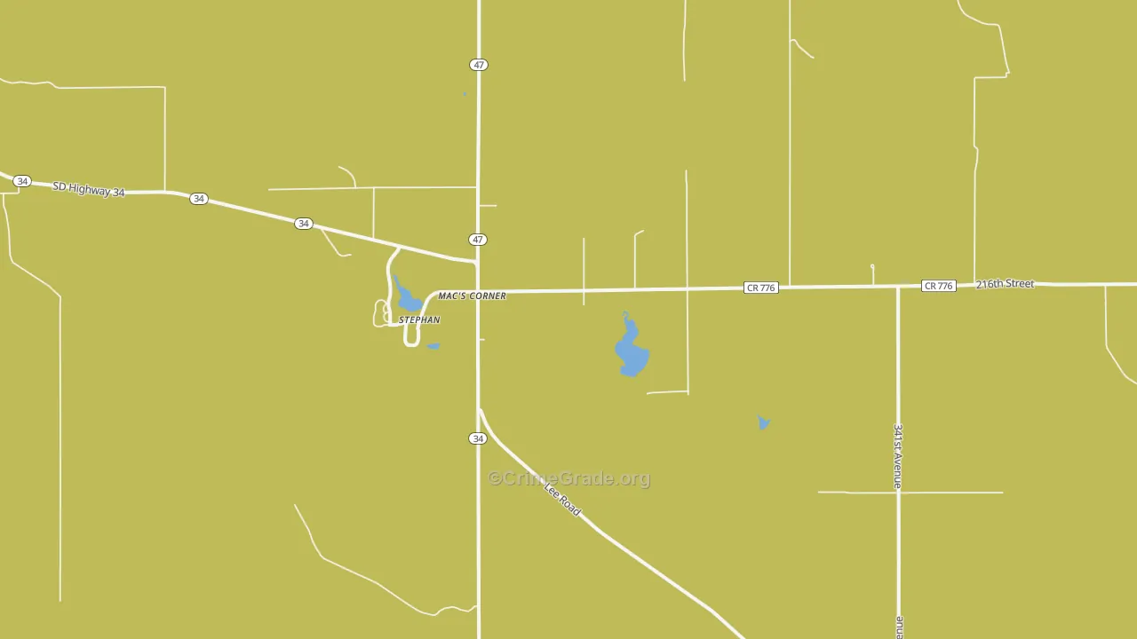Stephan, SD Map of Vehicle Theft Rates