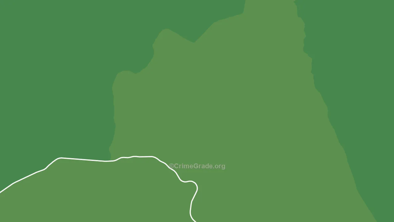 Steptoe, NV Map of Vehicle Theft Rates