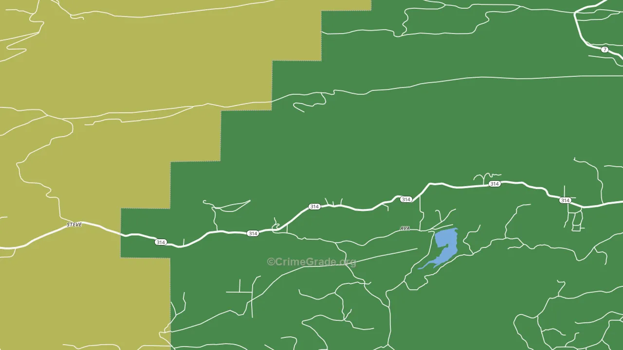 Steve, AR Map of Vehicle Theft Rates
