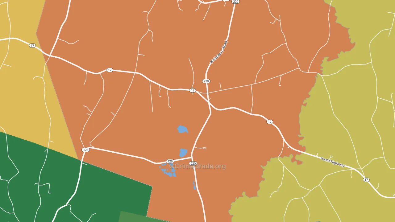 Stickney Corner, ME Map of Vehicle Theft Rates