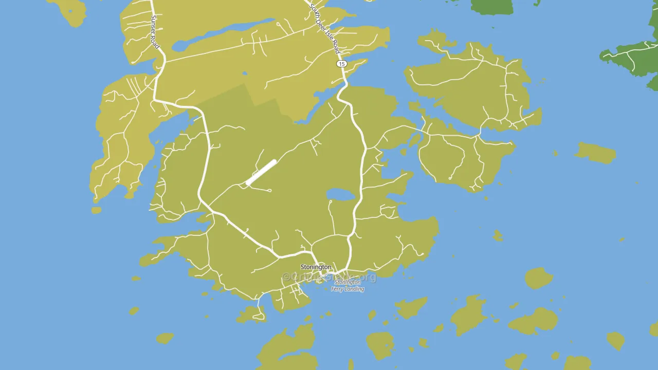 Stonington, ME Map of Vehicle Theft Rates