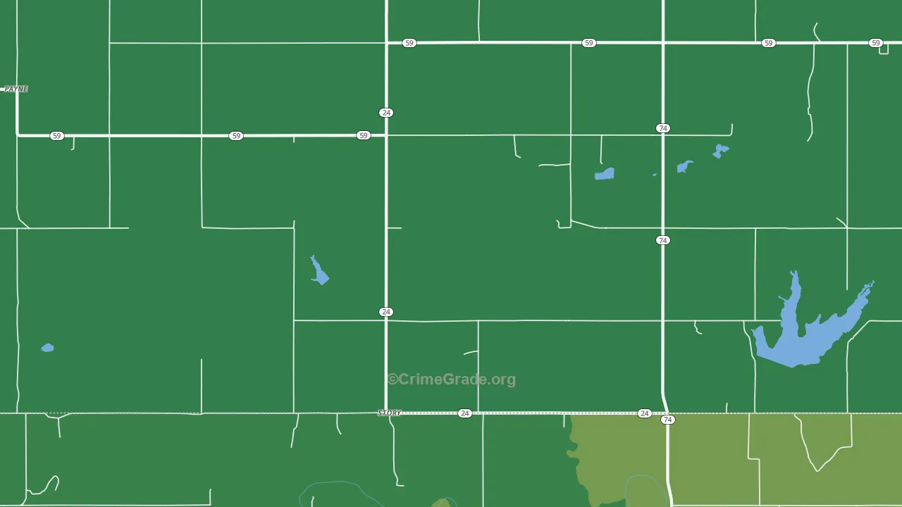 Story, OK Map of Vehicle Theft Rates