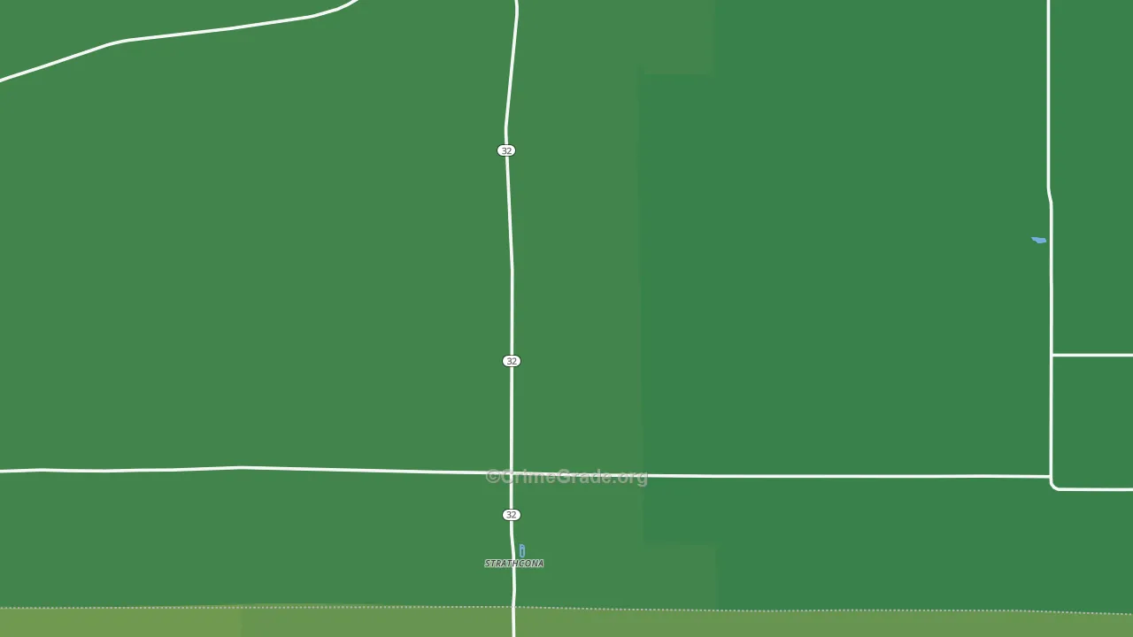 Strathcona, MN Map of Vehicle Theft Rates