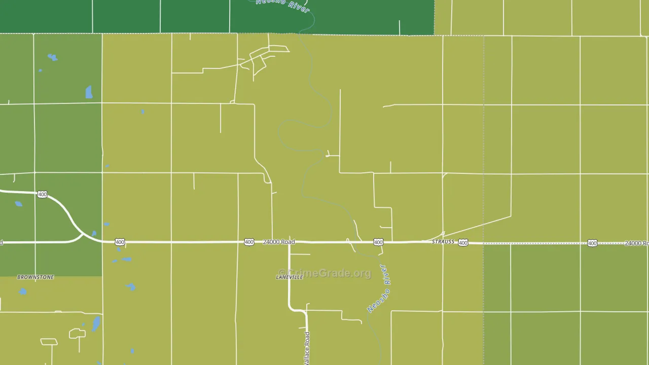 Strauss, KS Map of Vehicle Theft Rates