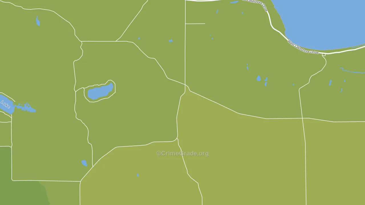 Strongs, MI Map of Vehicle Theft Rates