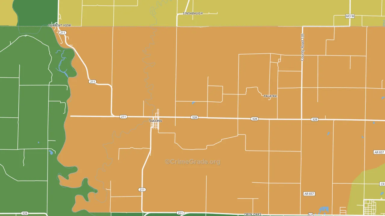Success, AR Map of Vehicle Theft Rates