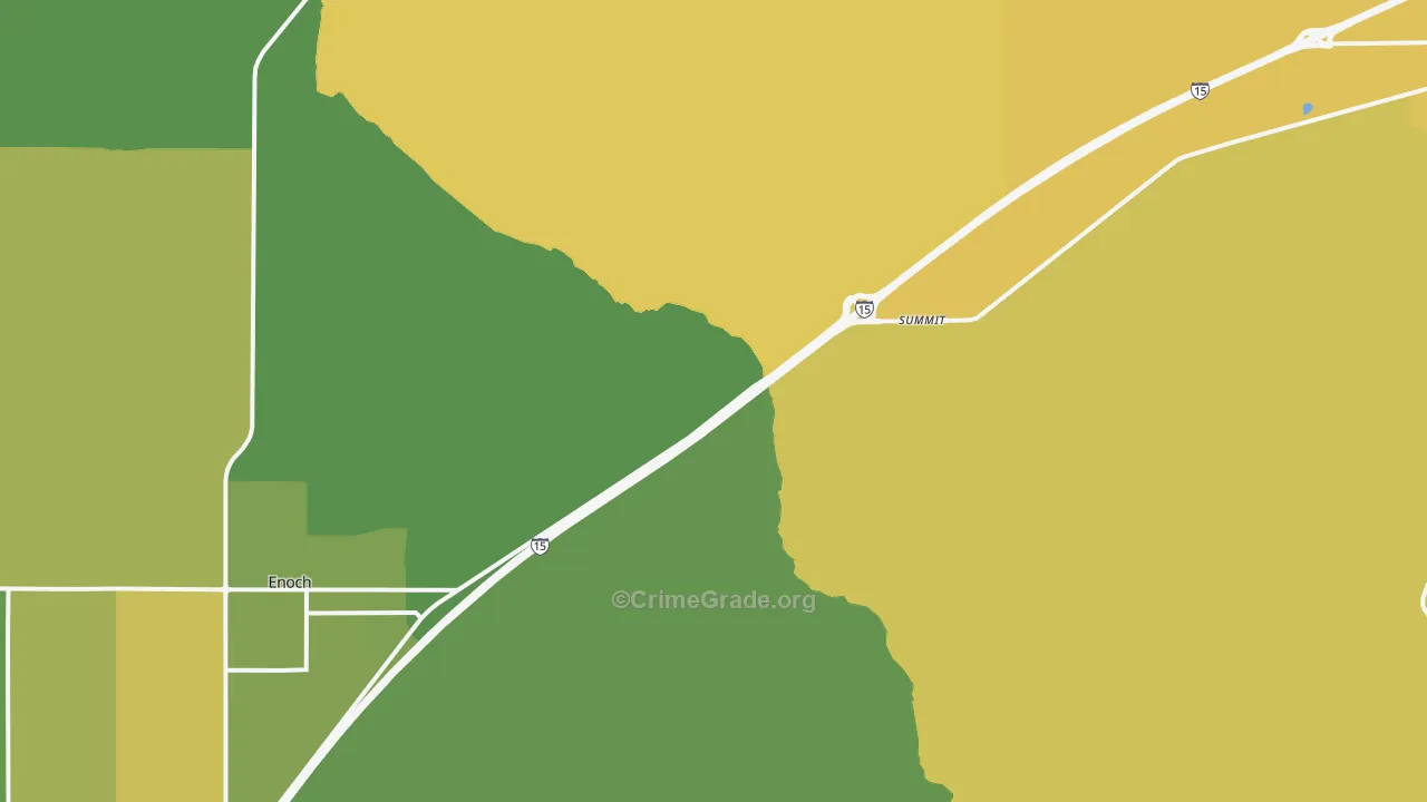 Summit, UT Map of Vehicle Theft Rates