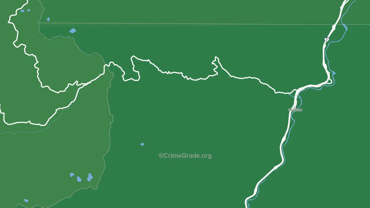 Sweetbriar, CA Map of Vehicle Theft Rates