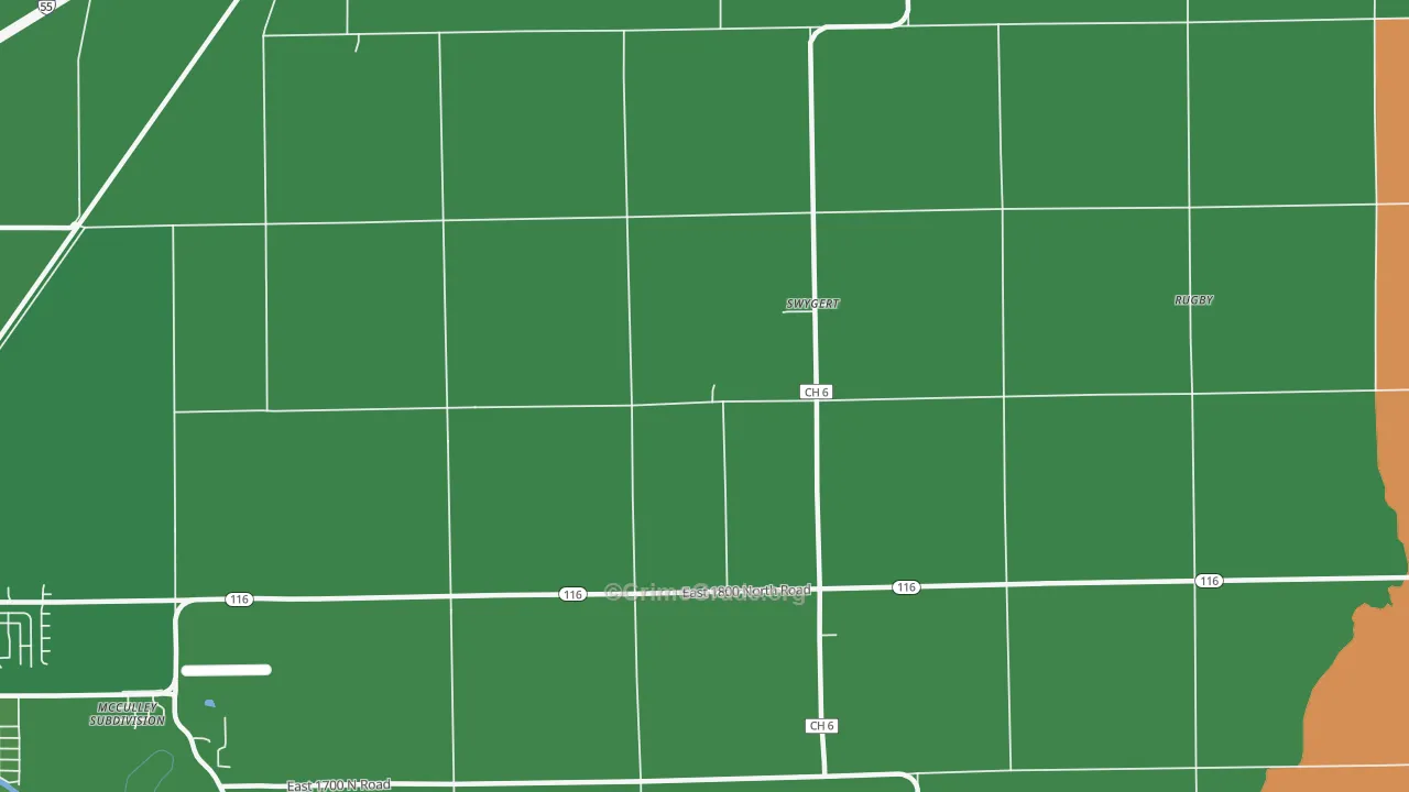 Swygert, IL Map of Vehicle Theft Rates