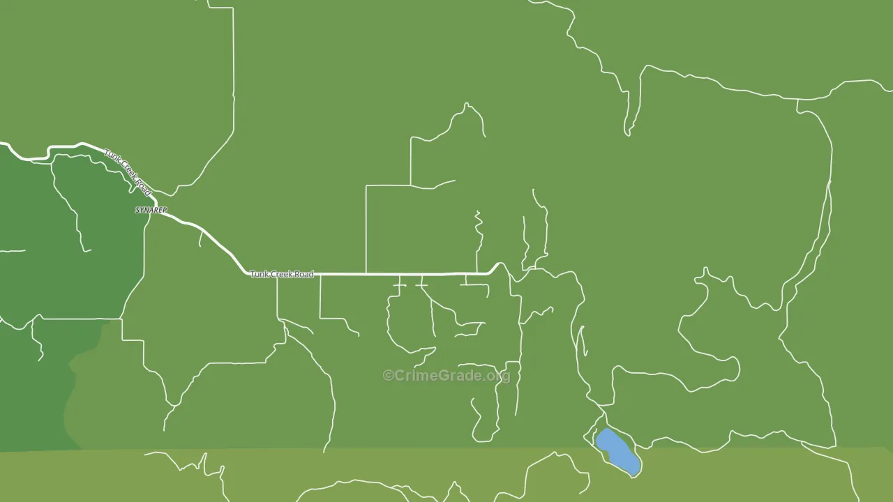 Synarep, WA Map of Vehicle Theft Rates