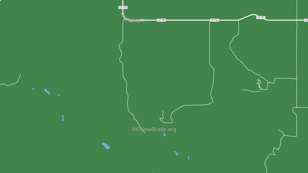 Table Mountain, SD Map of Vehicle Theft Rates