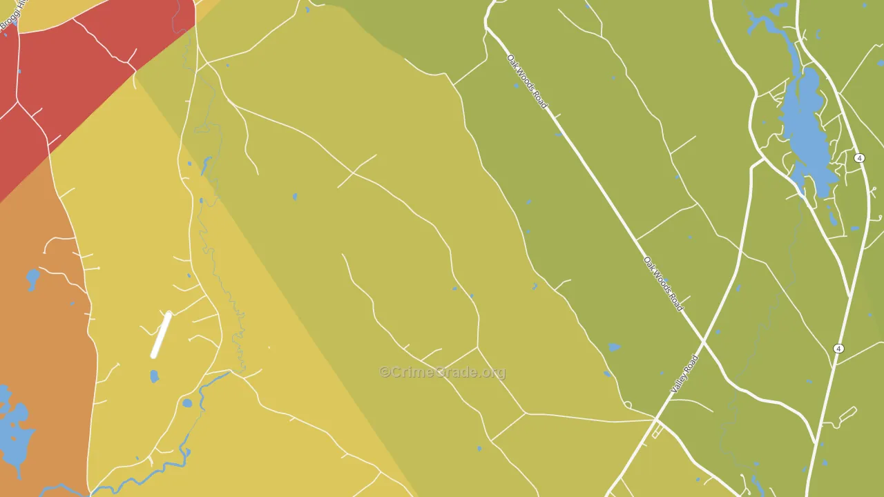 Tatnic, ME Map of Vehicle Theft Rates