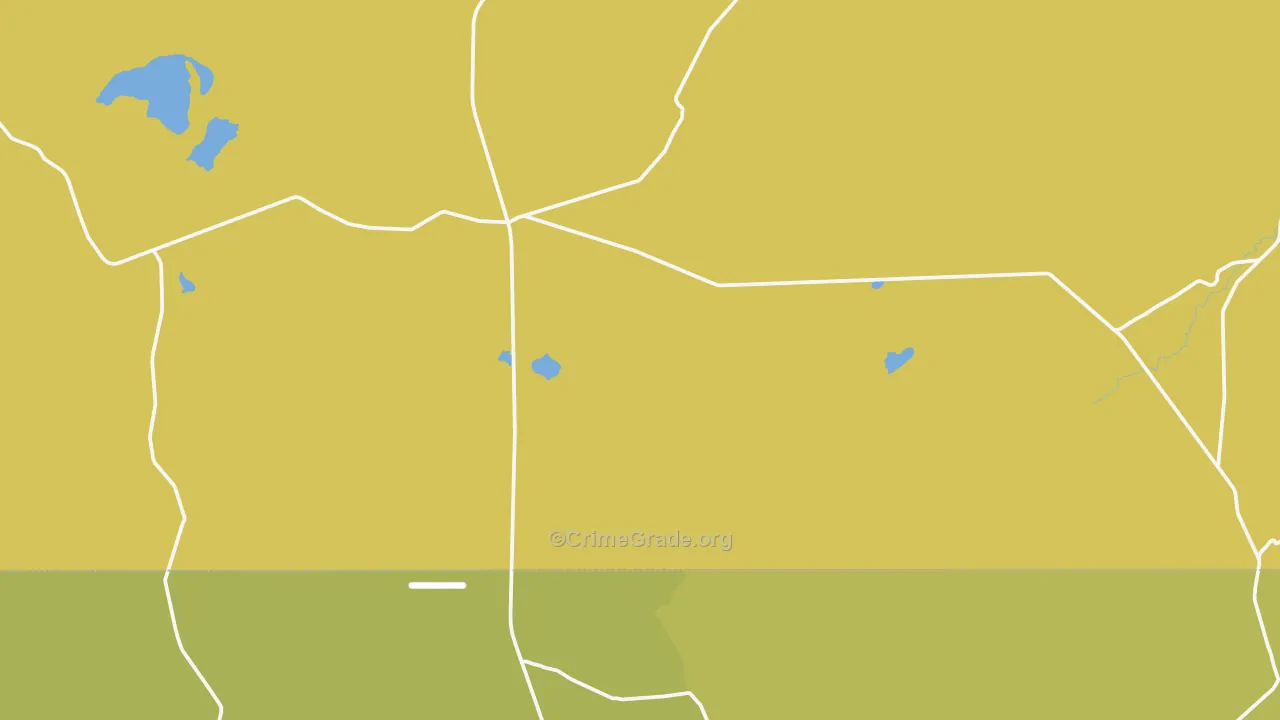 Teec Nos Pos, UT Map of Vehicle Theft Rates