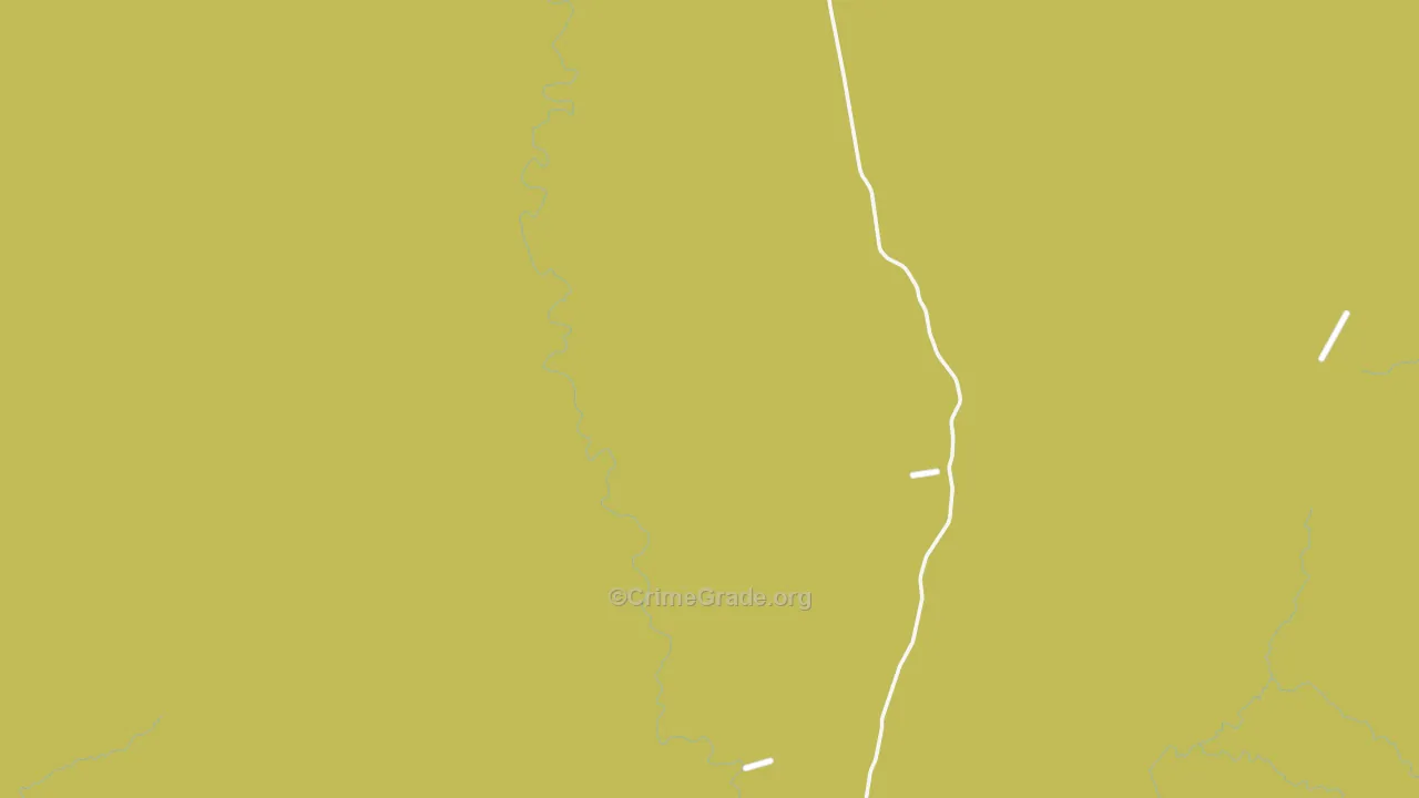 Terlingua, TX Map of Vehicle Theft Rates