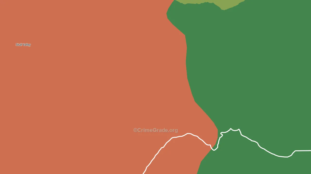 Terra, UT Map of Vehicle Theft Rates