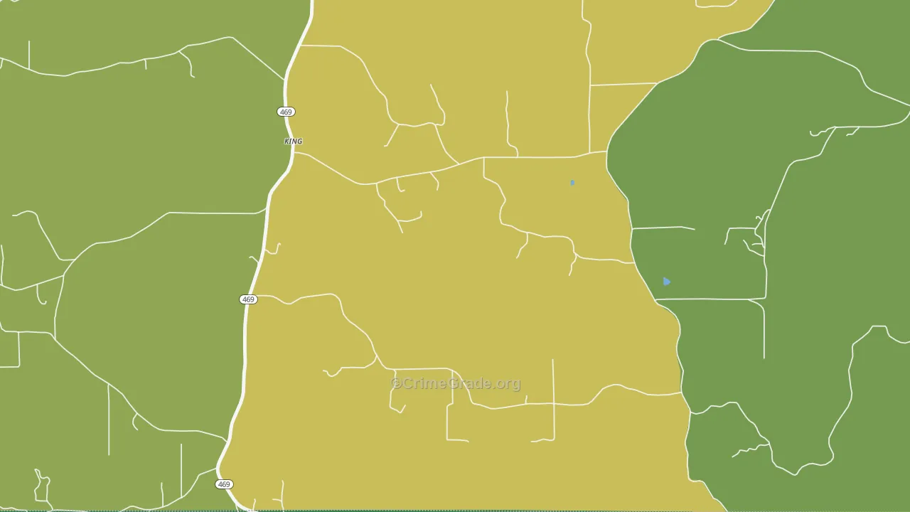 Thomasville, MS Map of Vehicle Theft Rates