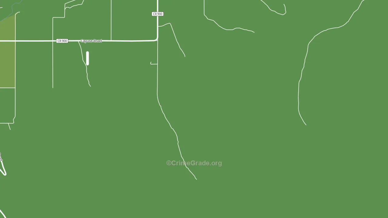 Thorn Hollow, OR Map of Vehicle Theft Rates