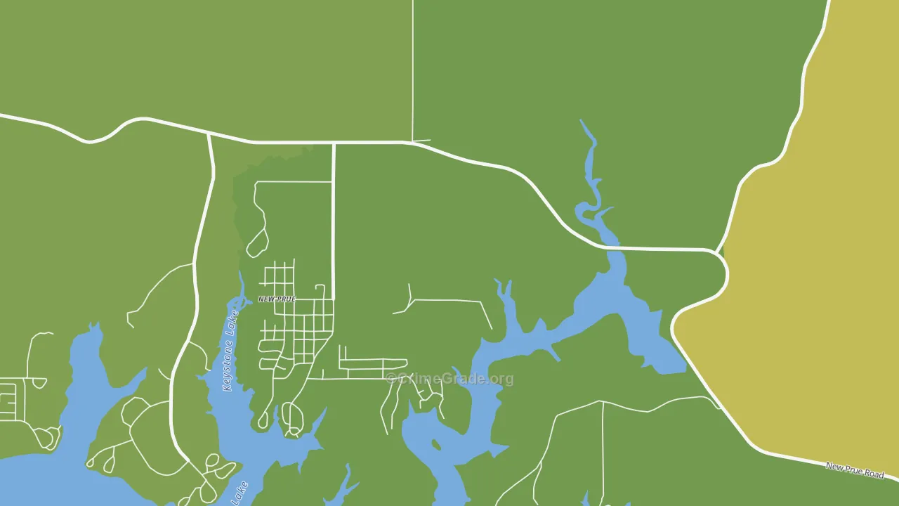 Timberlane, OK Map of Vehicle Theft Rates