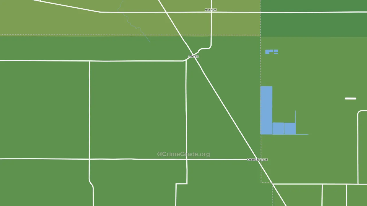Tintah, MN Map of Vehicle Theft Rates