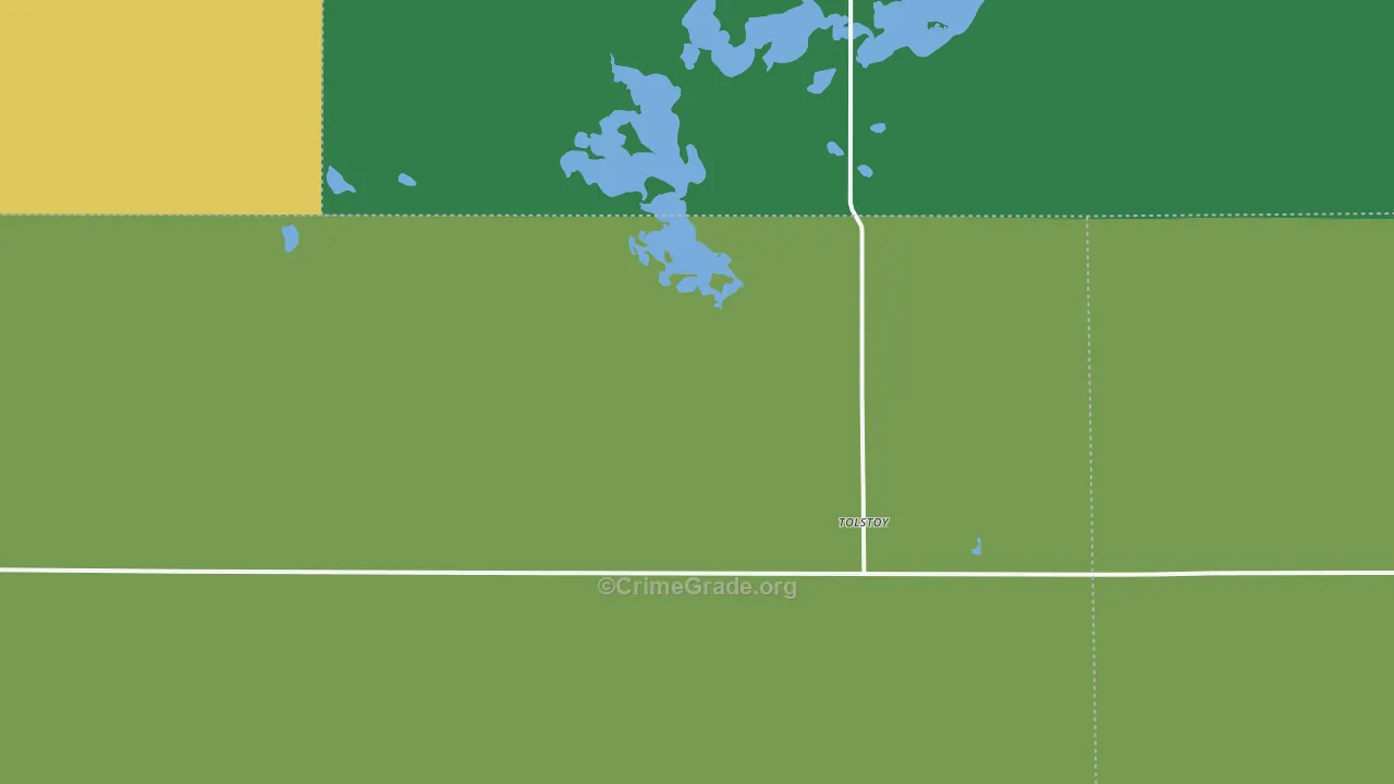 Tolstoy, SD Map of Vehicle Theft Rates