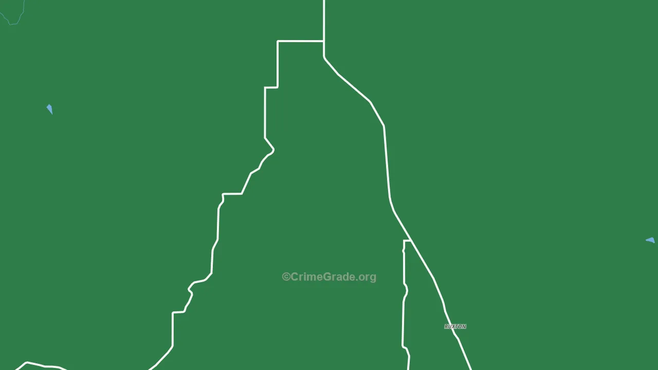 Toonerville, CO Map of Vehicle Theft Rates