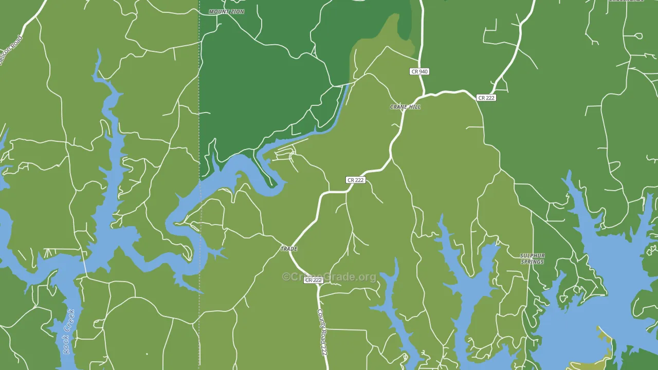 Trade, AL Map of Vehicle Theft Rates