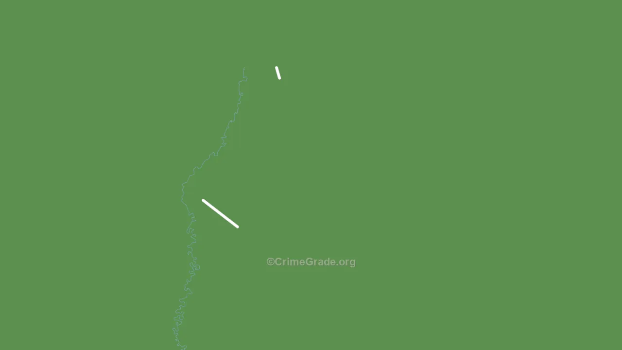 Turnagain Heights, AK Map of Vehicle Theft Rates