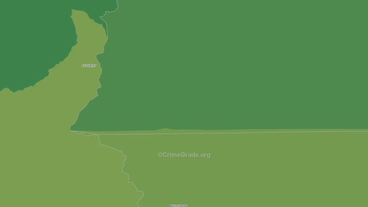 Turret, CO Map of Vehicle Theft Rates