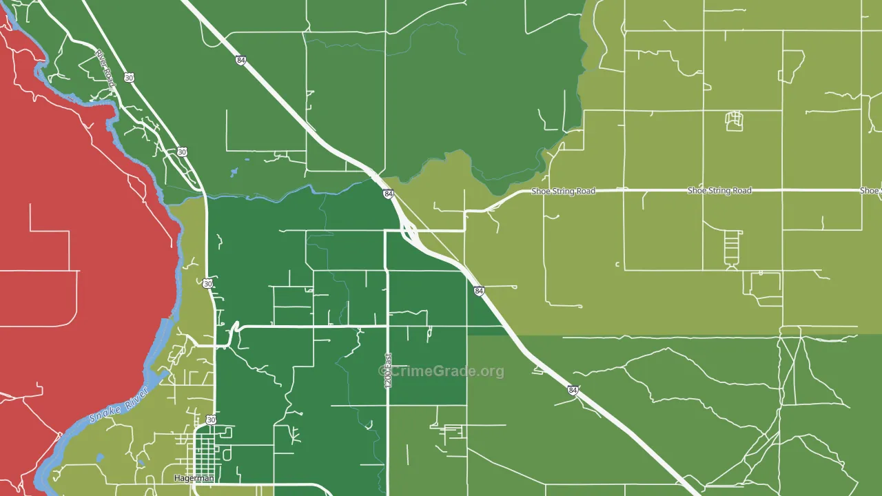 Tuttle, ID Map of Vehicle Theft Rates