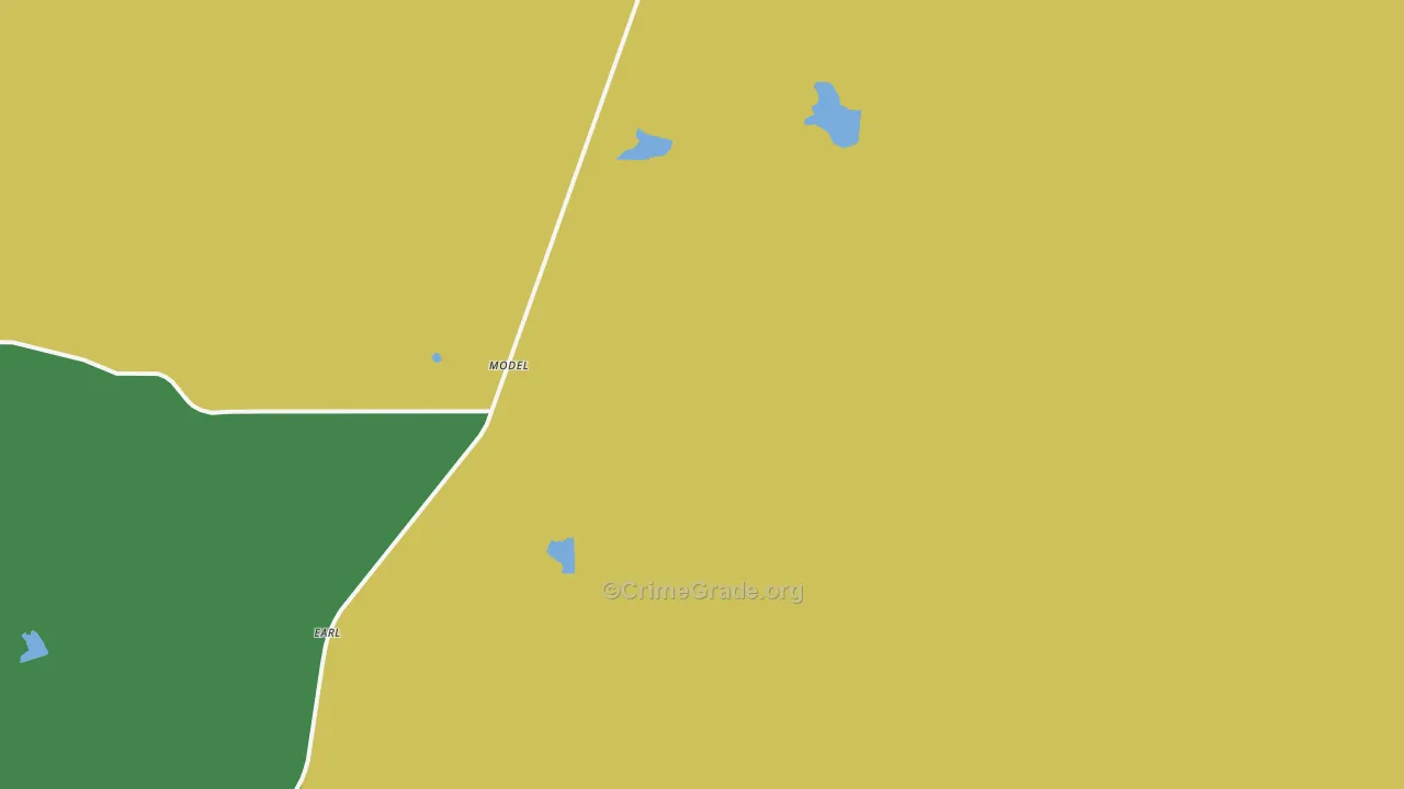 Tyrone, CO Map of Vehicle Theft Rates