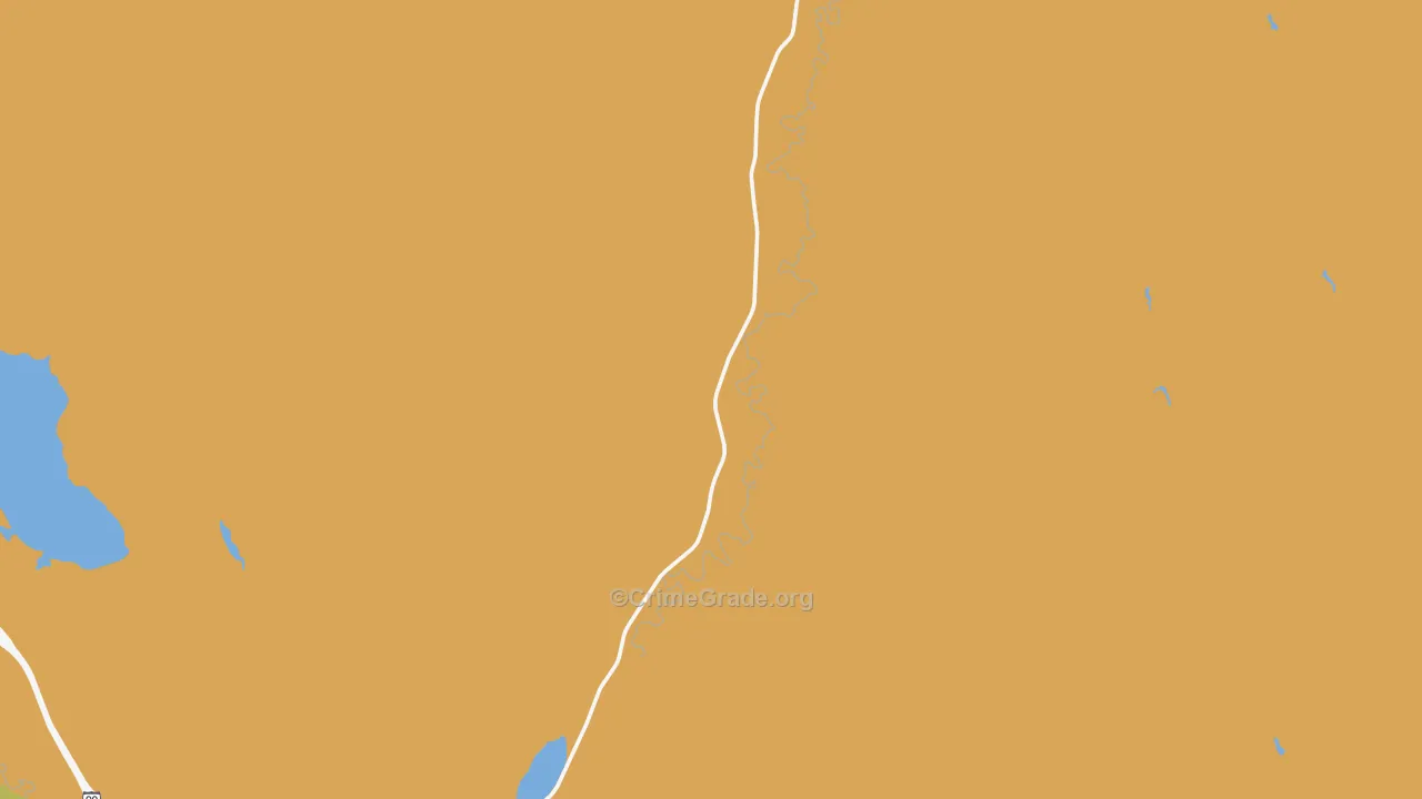 Ucross, WY Map of Vehicle Theft Rates