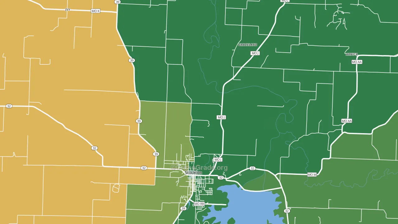Umber, MO Map of Vehicle Theft Rates