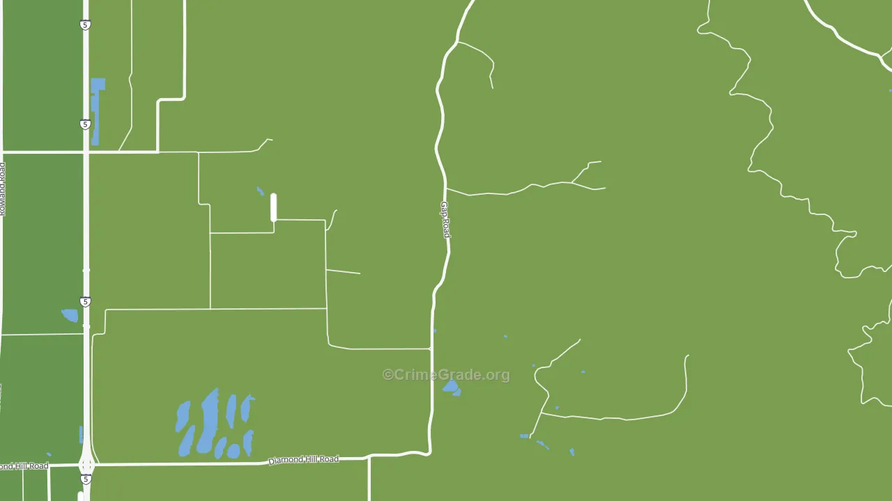 Union Point, OR Map of Vehicle Theft Rates