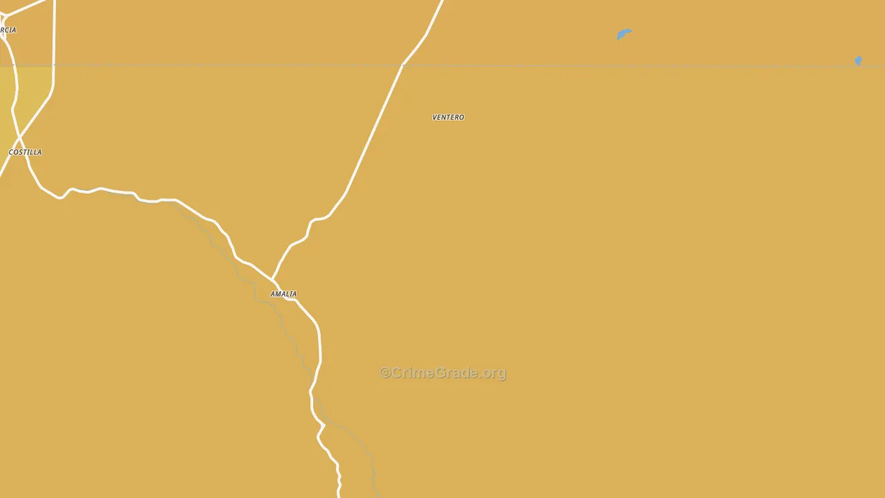 Ventero, NM Map of Vehicle Theft Rates