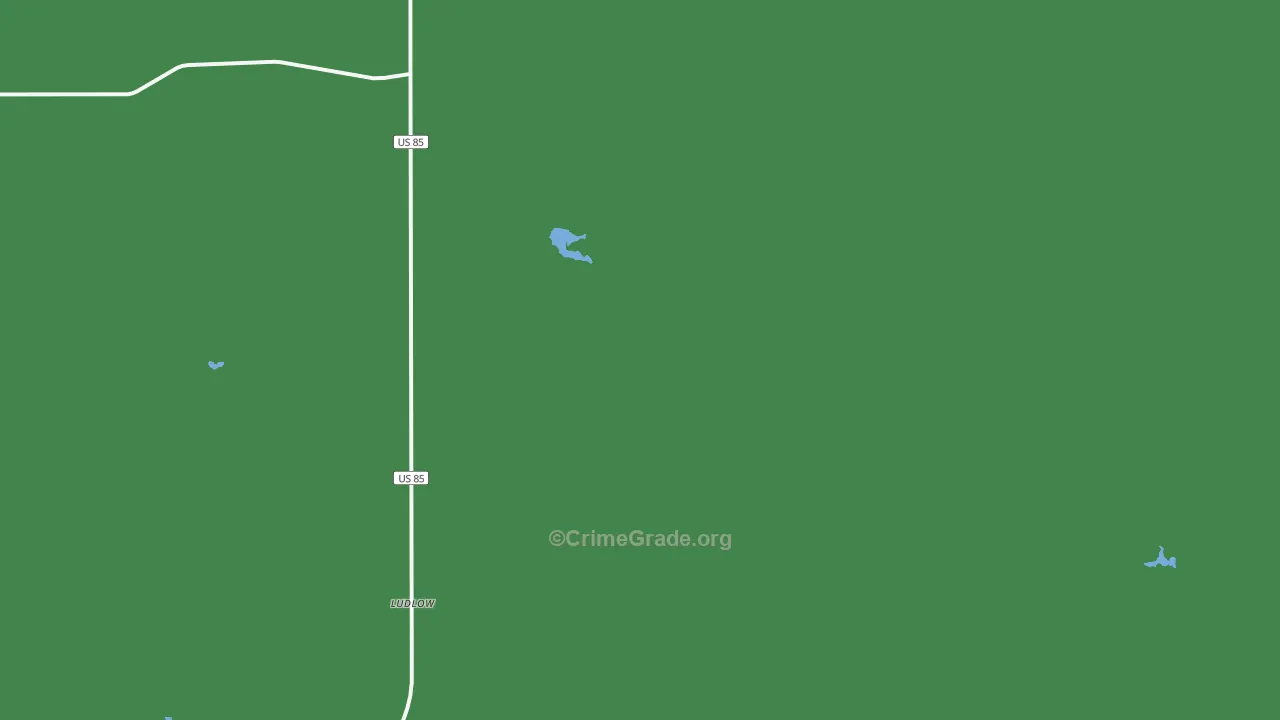Vessey, SD Map of Vehicle Theft Rates