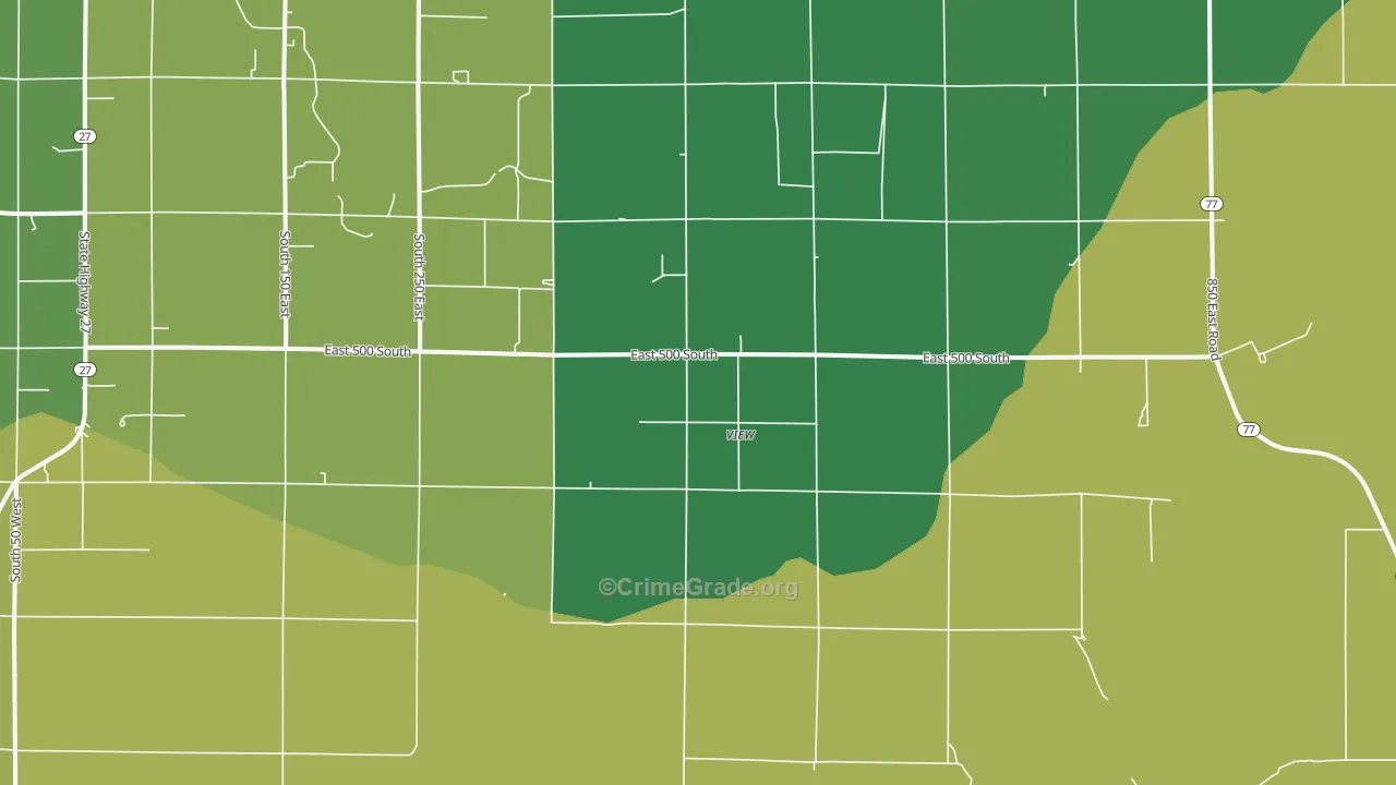 View, ID Map of Vehicle Theft Rates