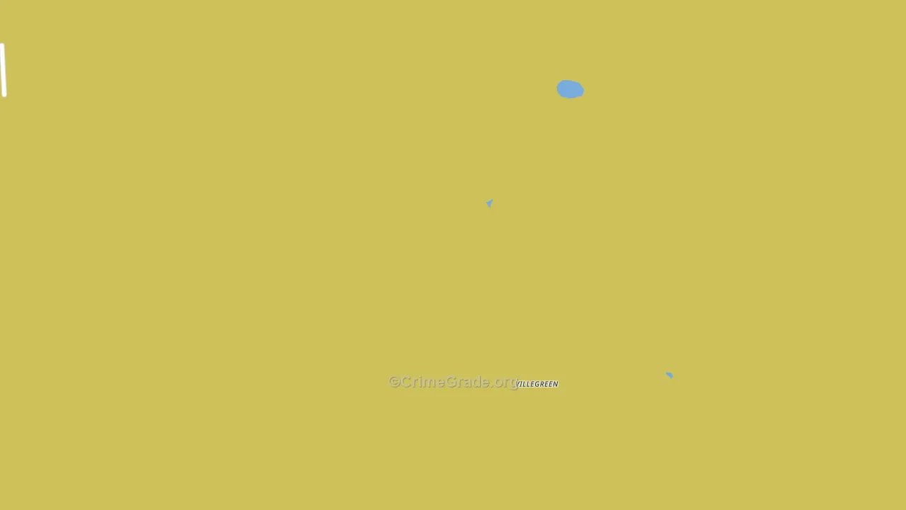 Villegreen, CO Map of Vehicle Theft Rates
