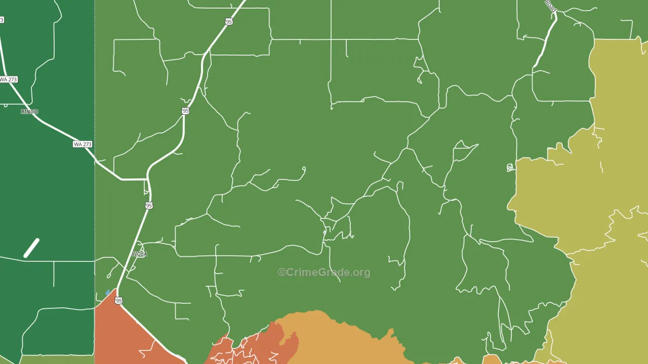 Viola, ID Map of Vehicle Theft Rates