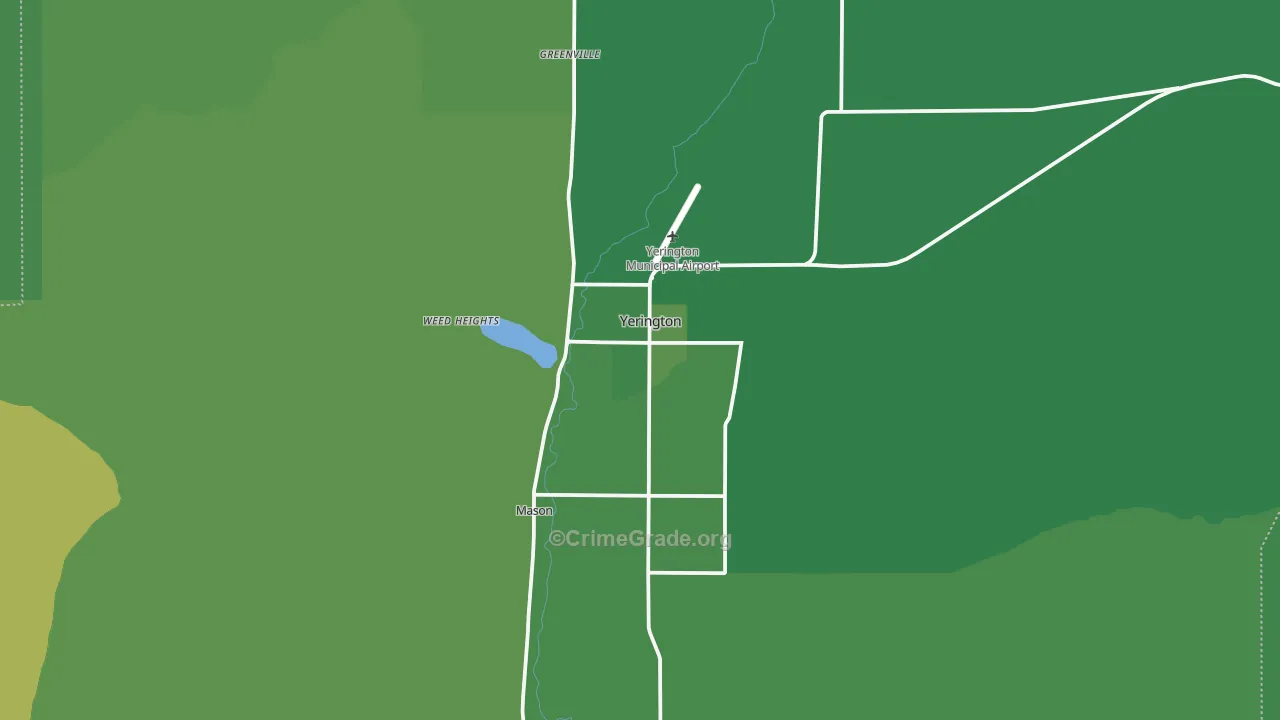 Weed Heights, NV Map of Vehicle Theft Rates