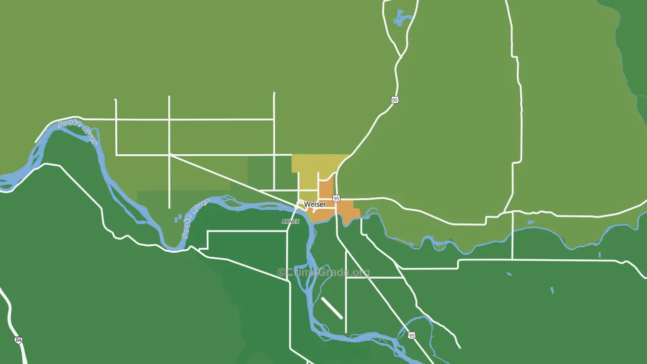 Weiser, ID Map of Vehicle Theft Rates