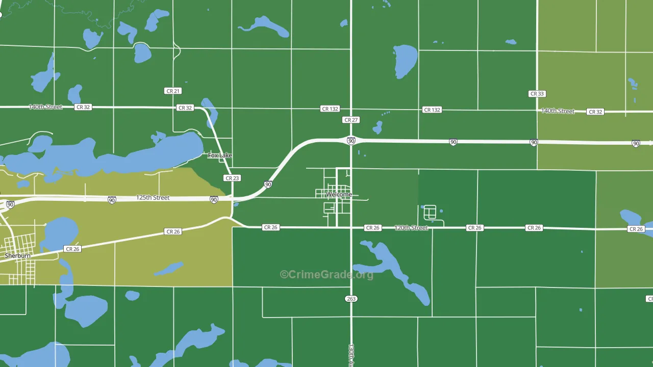 Welcome, MN Map of Vehicle Theft Rates