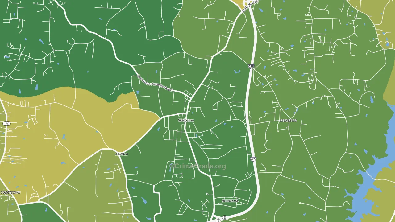 Welcome, NC Map of Vehicle Theft Rates