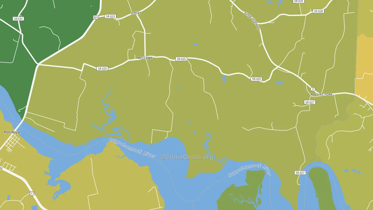 Welcome, VA Map of Vehicle Theft Rates