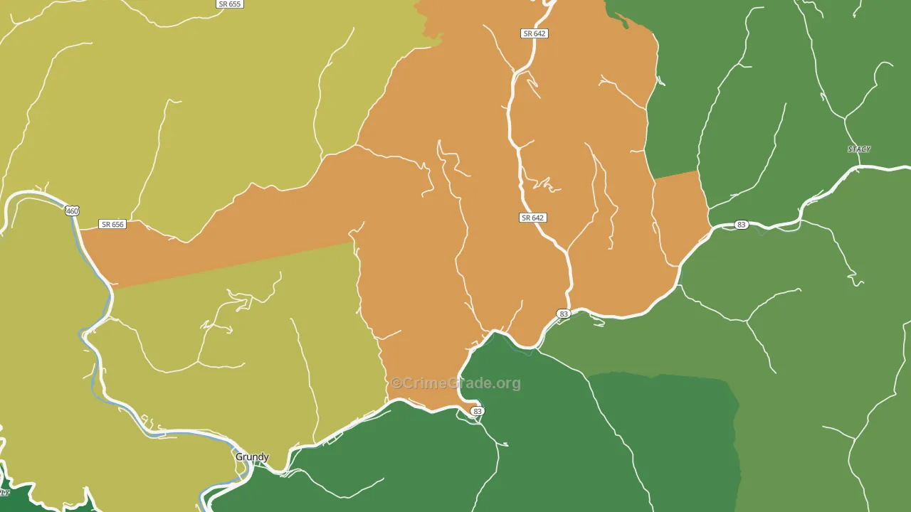 Weller, VA Map of Vehicle Theft Rates
