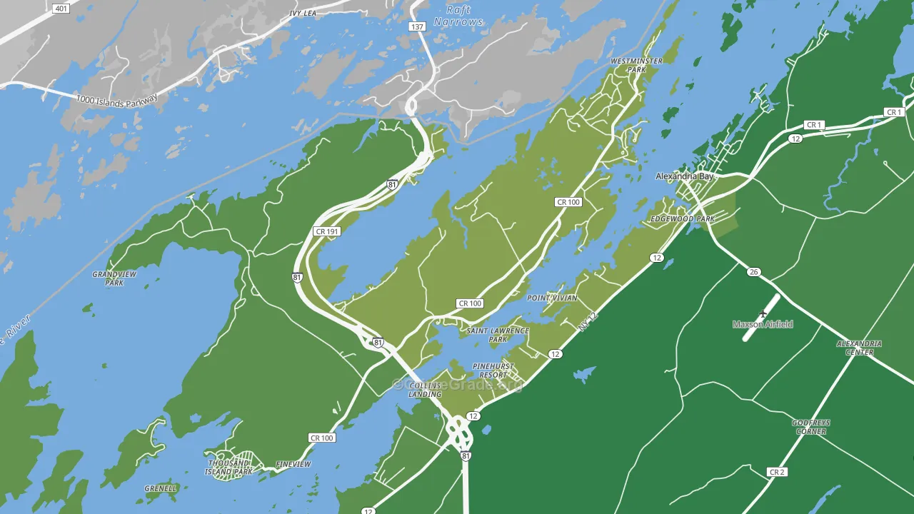 Wellesley Island, NY Map of Vehicle Theft Rates