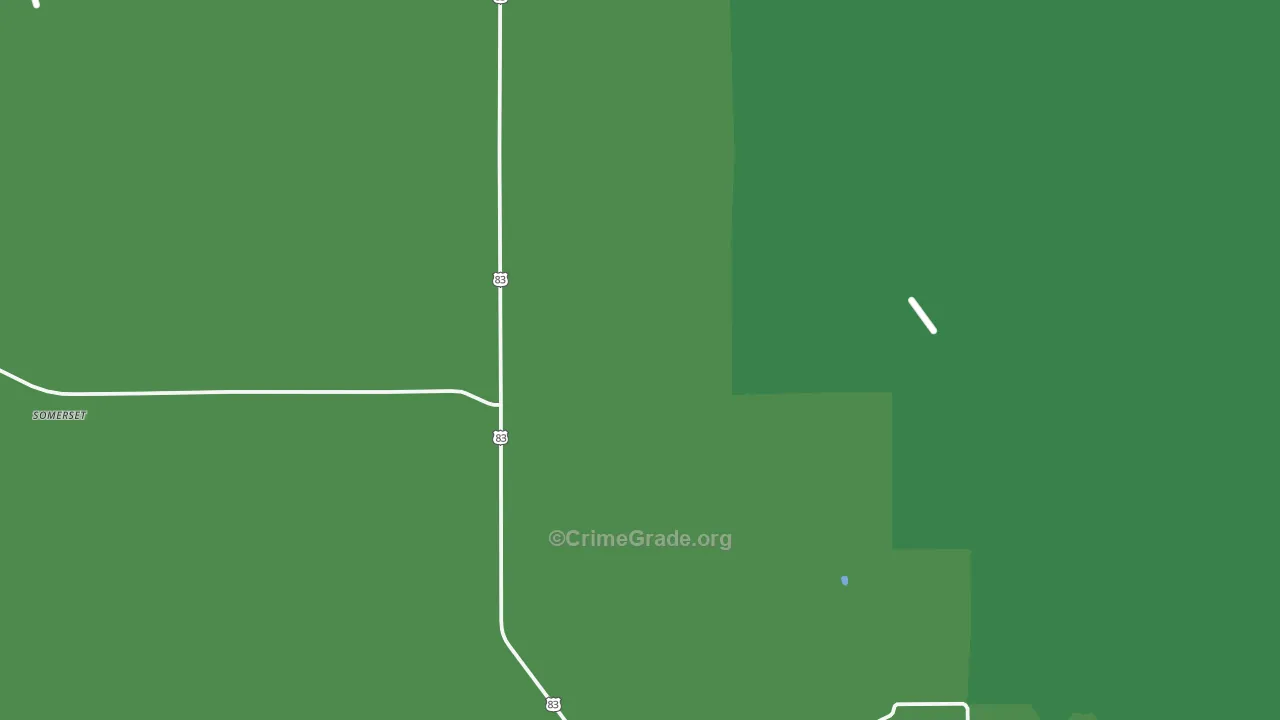 Wellfleet, NE Map of Vehicle Theft Rates