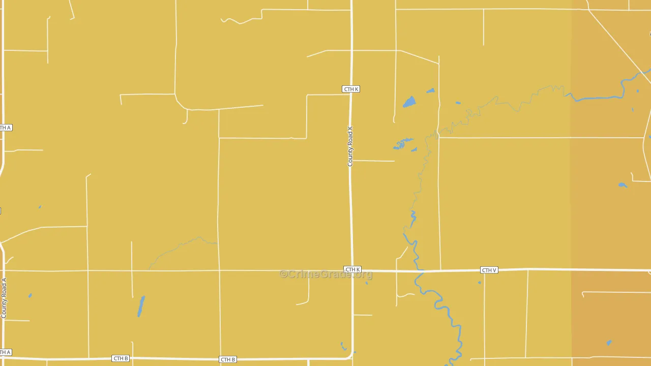 Wentworth, WI Map of Vehicle Theft Rates