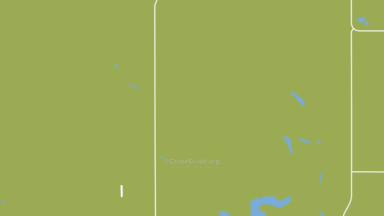 Werner, ND Map of Vehicle Theft Rates