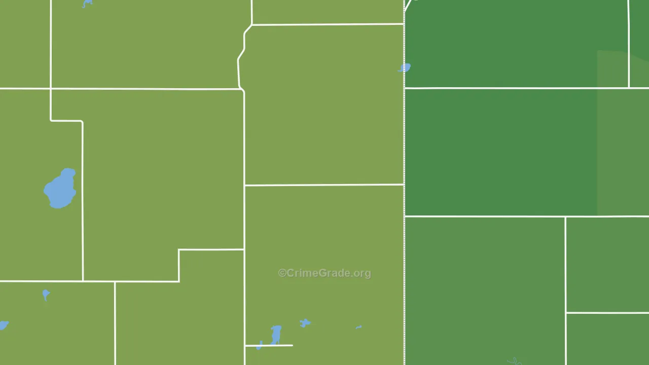 Wessington, SD Map of Vehicle Theft Rates