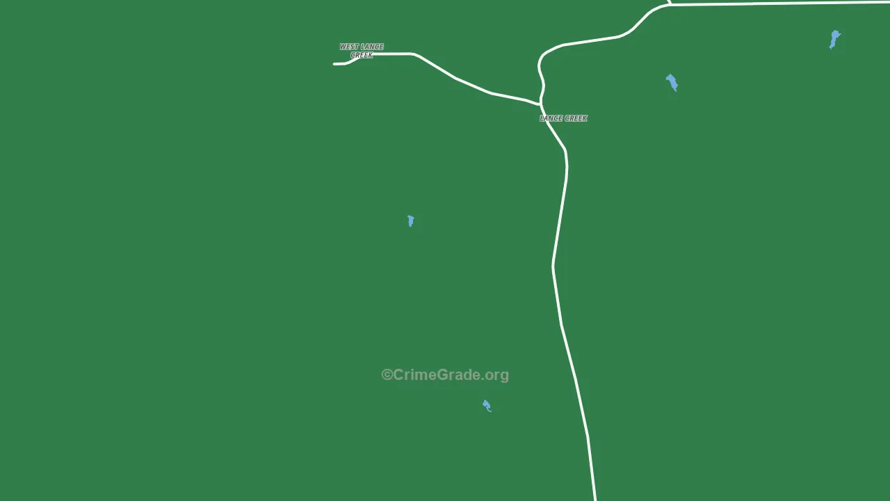 West Lance Creek, WY Map of Vehicle Theft Rates